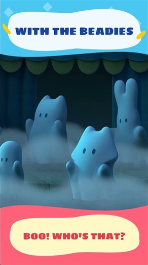 Boo! Sing the Ghost Song 👻 | Beadies #shorts