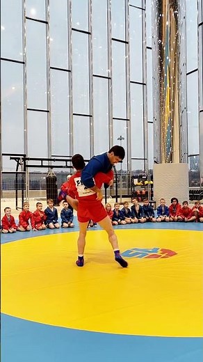 Blind #SAMBO demonstration by World Blind SAMBO Champions Andrey DEMIDOV and Victor RUDENKO