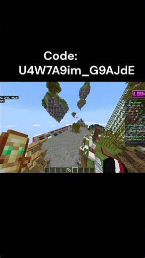 Join my skygen smp realm #skygen #realmsmcpe #minecraft | Code: U4W7A9im_G9AJdE