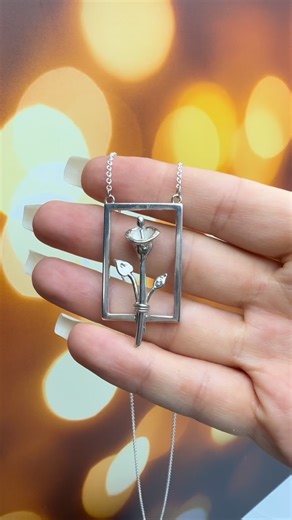 This necklace is finally available! I made the flower head and leaves with a water casting technique, then built everything else around those elements. It’s sterling silver, one-of-a-kind, and ready to ship. Find it at www.allieperrydesigns.com. Visit my profile for more info. #allieperrydesigns #handmadejewelry #handcraftedjewelry #jewelrydesigner | Allie Perry Designs