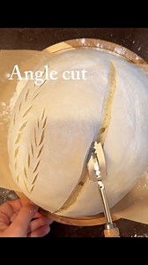Sourdough bread straight & angle cut Watch the knife hit → angle cut → perfect open crumb spring Save this video to try this knife technique on your next sourdough! #Sourdough #BreadLovers #Baking #BakersOfInstagram #homemadebread | True Harvest Bakery