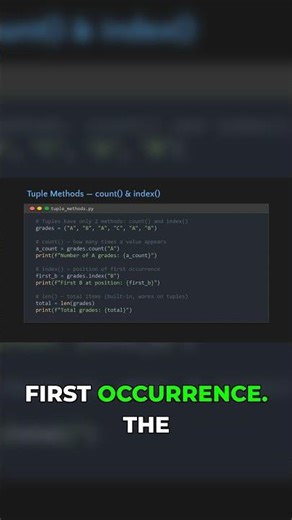 Python Devs Don't Know About This Tuple Trick #python #tutorial #shorts