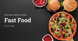 Fast food restaurant - HTML Template by Nicepage