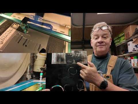 Rowmark LaserMAX Reverse Lightblocker Acrylic. Thunder Nova PLUS. QR Codes In Lightburn. 107 4K