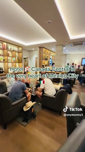 Hotel 🏨 Canadá Central in Mexico City 🇲🇽 great place to stay not expensive at all. Incredible continental breakfast with great food like chilaquiles, enchiladas, huevos 🥚 and beans to name a few it’s included with your stay. Also a coffee shop with free coffee, sodas, and waters. #mexicocitytravel #thingstodoinmexicocity #fy #fyp #mexicocityhotels @PatiPasteles🧁*PATTYCAKEZ* @Sandra Amavizca @KiTi007 @Rebecca