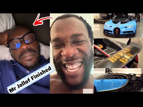 It’s War : Verydarkman Don Finish Mr Jollof & Burna boy Unveils his N9 Billion Custom Bugatti