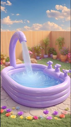 Giant Kitchen Sink Pool Hack 😱💦 | Insane Inflatable Summer Fun Idea