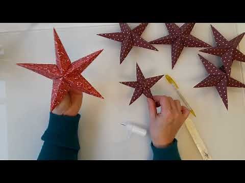 Etoiles en papier: Tuto facile et rapide