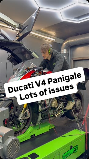 1.6K views · 728 reactions | CALLING THIS ONE, THE PROBLEM CHILD 藍 Ducati V4 Panigale with an epic full @stormperformance1 exhaust system that is killer getting plugs @DNA Filters and full custom mapping for maximum performance but hampered by lots of faults. #ducati #v4s #motorcycles #panigale #bikelife @the_ducati_dream @ducativ4ed @ducativ4slife @woolich_racing | P3 Tuning & Parts | Facebook