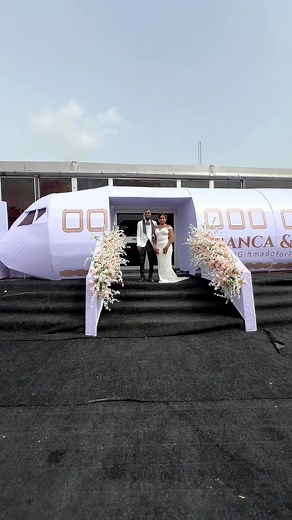 Flight Themed Wedding Reception Highlights in Port Harcourt