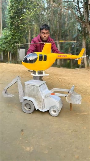 Big 3dx JCB Vs Big Helicopter | Remote Control Home made JCB | #helicopter