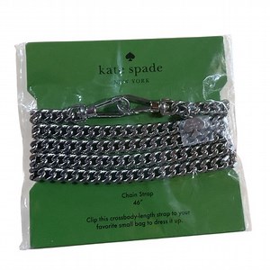 Kate Spade Silver 46” inch Chain Strap NWT