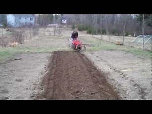 Garden Preparations - Gravely Rotary Plow