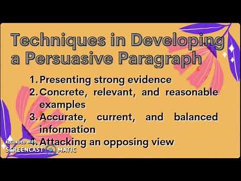 Patterns of Development: Problem-Solution and Persuasion