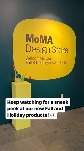 Our Fall and Holiday designs are almost ready for you! In the meantime, here’s a sneak peek. 👀 | MoMA Design Store