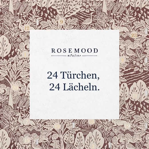 Unsere neue Kollektion ist da. ✨ Adventskalender mit neuen, liebevoll gestalteten Designs – zum Selbstgestalten in nur 10 Minuten. 🎄 Für kleine Momente der Freude, die ein Leben lang bleiben. ❤️ | Atelier Rosemood