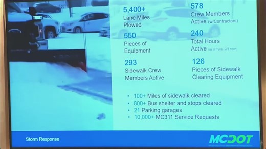 Montgomery County council reviews snow, ice response