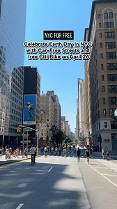 Celebrate Earth Day in NYC with Car-Free Streets and free Citi Bike on April 26 🌎 There will be 54 car-free locations across the five boroughs from 10am-4pm with live music, art, programming and other activities (including Broadway Celebrates Earth Day with @broadwaygreenalliance in @timessquarenyc) You can also get a free @CitiBike Day Pass with code CARFREENYC25 Head to @nyc_dot website for the full list of locations at nyc.gov/carfreenyc Save the date for this giant Earth Day Celebration! #n