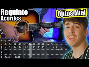Ojitos Miel - T3R Elemento - Requinto y Acordes | Tutorial | Como tocar en Guitarra Con TABS