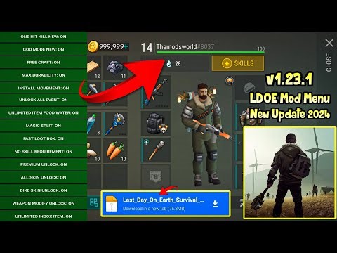 Last Day On Earth Survival 1.23.2 Mod Menu Ultra | LDOE Mod Apk 1.23.2 Latest 2024