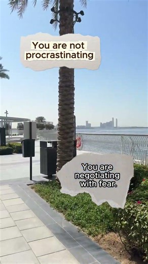 You are not procrastinating. You are negotiating with fear.