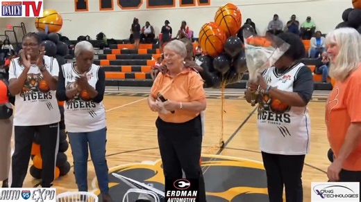 WATCH: The 1979 Cocoa girls varsity basketball coach and team were recognized at halftime of the Cocoa/Rockledge girls varsity basketball game. The ‘79 Tigers were the first girls basketball team in Brevard County to win a state championship. Coverage is provided by the Friday Night Locker Room’s Orville Susong and Steve Wilson. SPACECOASTDAILY.COM TV | Space Coast Daily