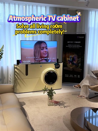 【AV Magic Hidden in Your Living Room】Intelligent lifting built-in subwoofer, #lifttvstand#tvstand,Julycode hides immersive AV surprises in your living room! #lifttv #lifttvstand #livingroomtvstand #smarttv #tvstand #tvstands #livingroomfurnitur #livingroomdesign#tvcabinet #lifttv #lifttvstand #livingroomfurniture #65inchtvstand #livingroomtvstand #55inchtv #julycodelifttvcabinet #65inchtvcabinet #tvstand #livingroomdesign #smartfurnitures #livingroomfurnitur #liftingtvcabinet