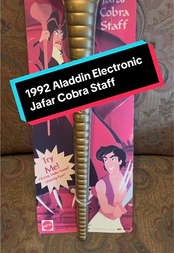 1992 Aladdin Jafar Cobra Staff: A Retro Toy Review