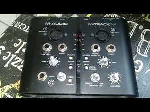 Interface M Audio M Track Plus - VU travado