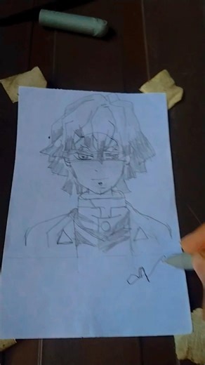 zenitsu drawing ✨| ‪@ak_bust_56‬ ‪@hd-art0‬