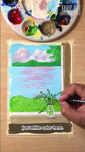Learn how to paint using acrylic to all beginners 😍 Watch now! #acryliclesson #howtopaint #colors