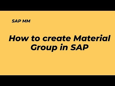 SAP MM | How to create material group in sap mm | Tcode OMSF | #Sapislive #S9