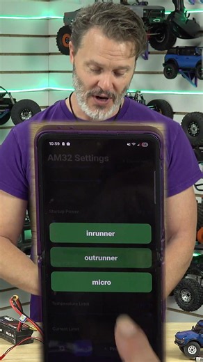 One Tap Outrunner Setup?⚡Unreleased App (Sneak Peak) #holmeshobbies #am32 #escape32 #escprogramming
