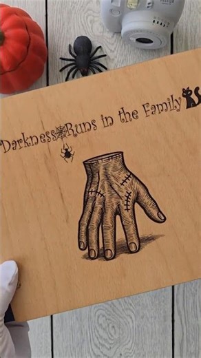 Darkness Runs in the Family | Halloween Photo Album Scrapbook 👻🖤