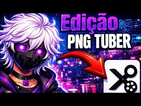 COMO EDITAR PNG TUBER NO CELULAR! (FÁCIL e MUITO BONITO)