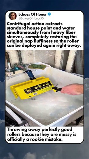 CLEANING PAINT ROLLERS FAST