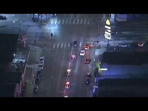 FULL CHASE: Armed robbery suspect leads LAPD on slow-speed chase through downtown, south LA