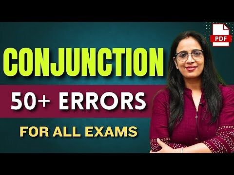 Spotting Error Based on Conjunction | SSC CGL 2021 | Class - 5 | Conjunction Spotting Errors