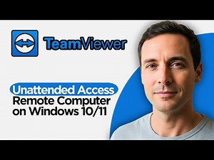 How to Setup Unattended Access Remote Computer on Teamviewer Windows 1011