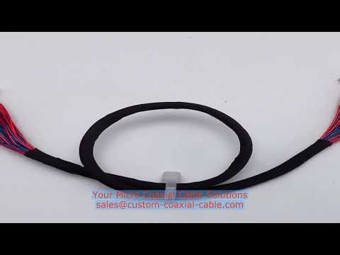 Professional 40P 45P FPC Micro Coaxial Cable Assemblies For Camera Trade Association Tailored Design