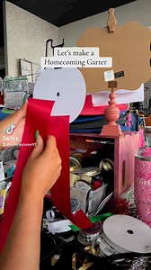 Let’s make a Homecoming Garter. Follow me on TikTok for the full length videos. | Xobrittluree