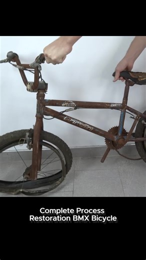 Complete Process Restoration BMX bicycle #asmr #satisfying #rusty #antique #restoration