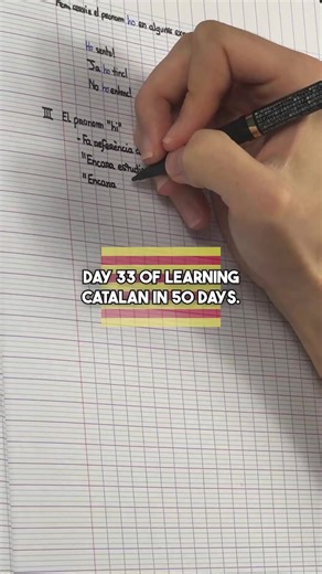 Day 33 Of Learning Catalan In 50 Days! #fyp #goviral #languagelearning #catala