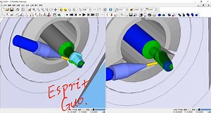 Esprit个性化基台自动编程