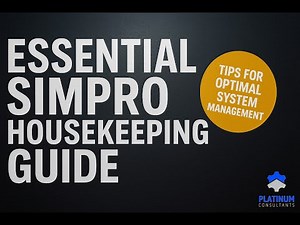 Essential simPRO Housekeeping: Expert Walkthrough and Checklist