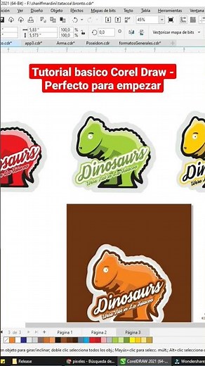 Basic Corel Draw tutorial - perfect for getting started