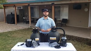 Jacuzzi Above Ground Sand Filter with 0.75 HP Pump for Soft Sided Pools | In The Swim