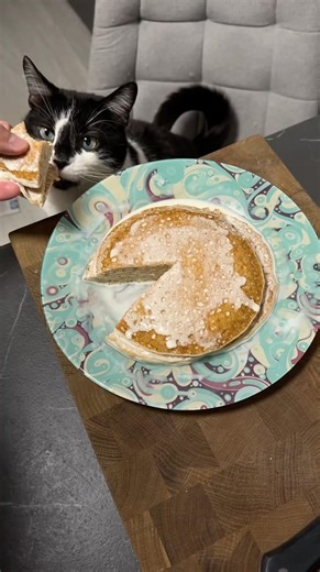 Pancake cake in 5 minutes