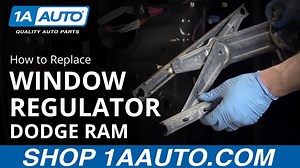 How to Replace Rear Window Regulator 2002-08 Dodge Ram 1500
