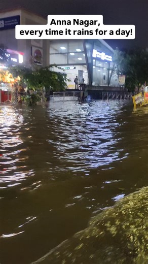 Shweta Tripathi on Instagram: "Oru naal ku eh flood dha Anna Nagar la.. #chennai #annanagar #chennaifloods"